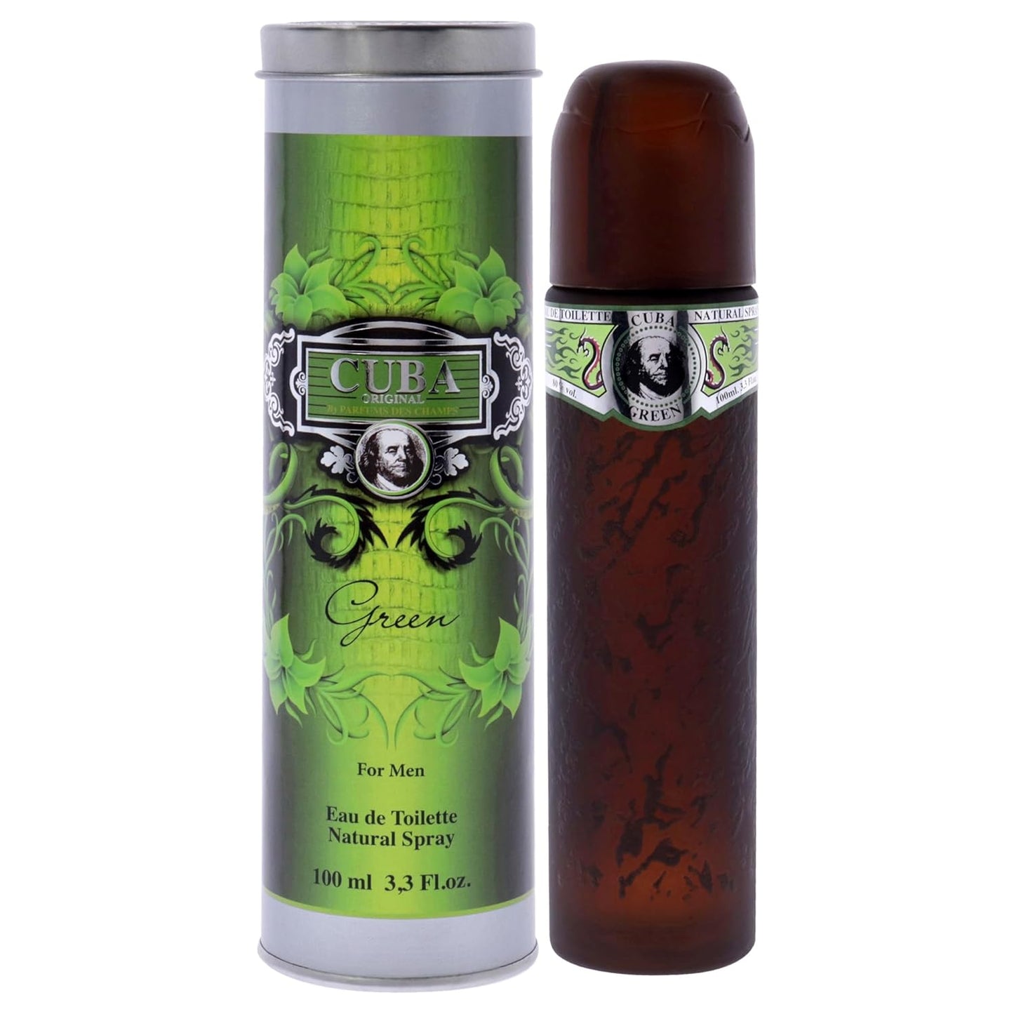 Cuba Green Caballero Des Champs 100 ml Edt Spray - Hombre