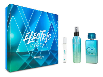 Ferrioni Set Ferrioni Electric Vibes 3Pz 100Ml Edt Spray - Hombre
