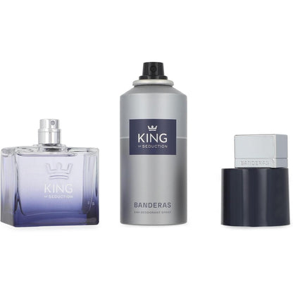 Banderas Set Banderas King Of Seduction 2Pzs 100Ml Edt Spray/ Desodorante 150Ml Spray - Hombre