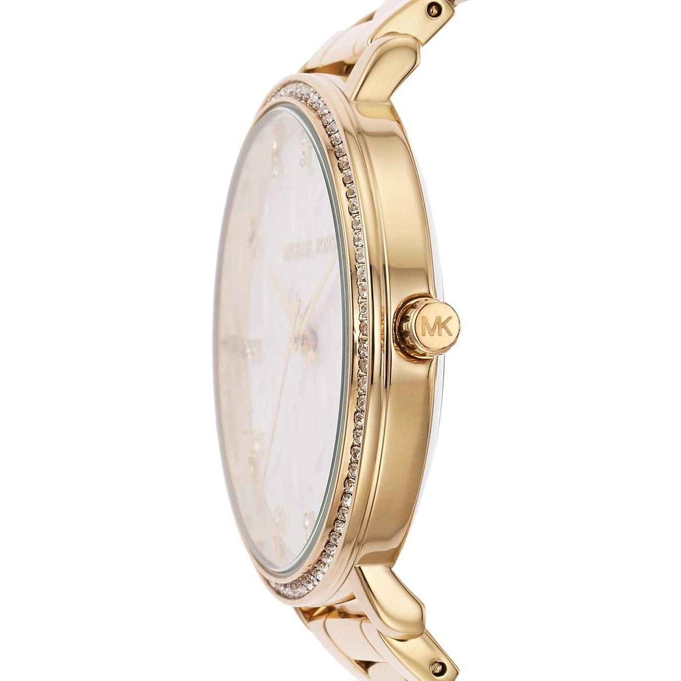 Michael Kors Reloj Mk4666 para Mujer Elegante y Sofisticado con Diseño de Oro y Detalles de Diamantes