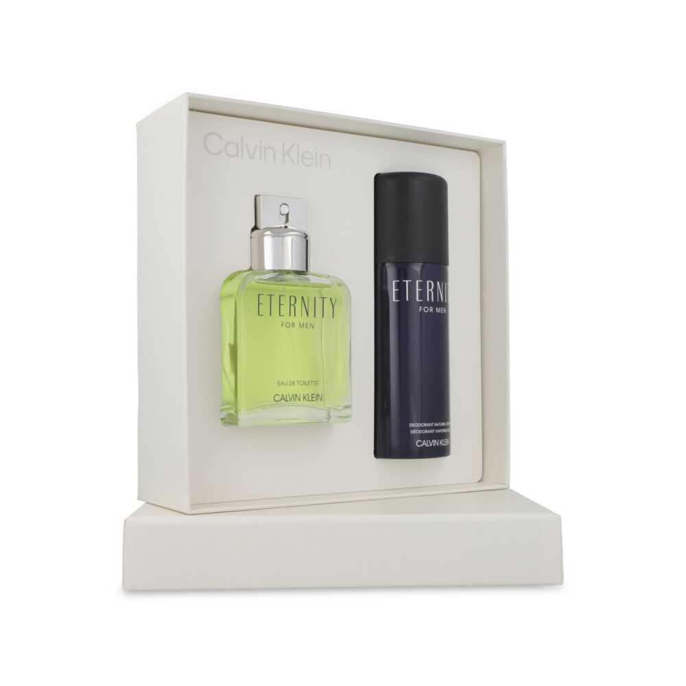 Calvin Klein Set Eternity 2Pzs 100Ml Edt Spray/ Desodorante 150Ml Spray - Hombre