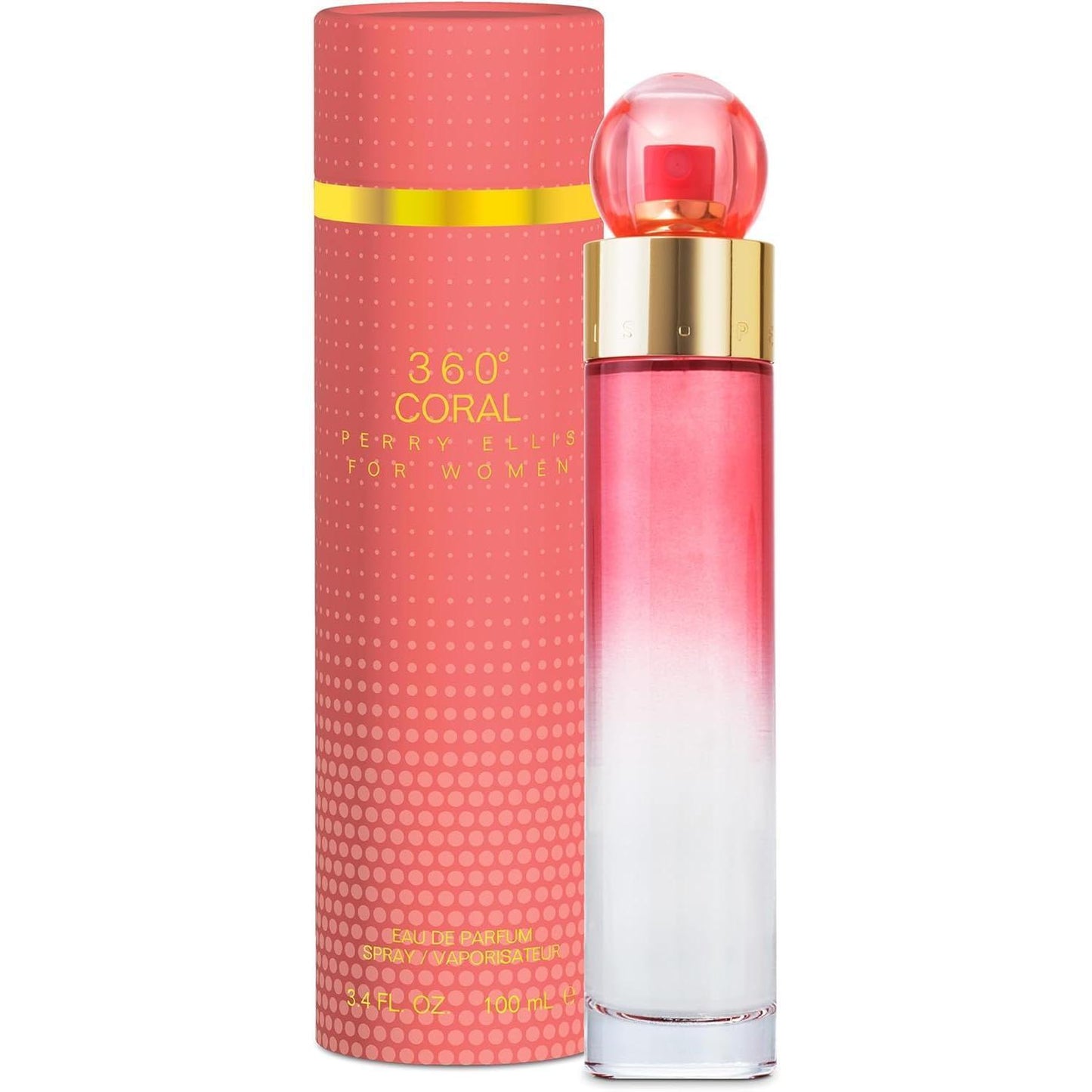 360 Coral Perry Ellis 100 ml Edp Spray - Mujer