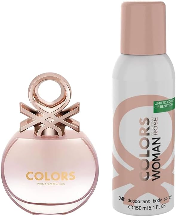 Benetton Set Colors Rose 2 Pz - Mujer