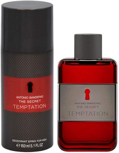 Set The Secret Temptation Antonio Banderas 2 Pz - Hombre