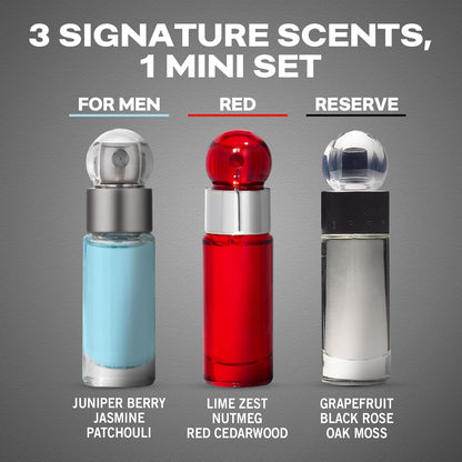 Set Perry Ellis Trio 3Pz 360° + Red + Reserve 30Ml Edt Spray - Hombre