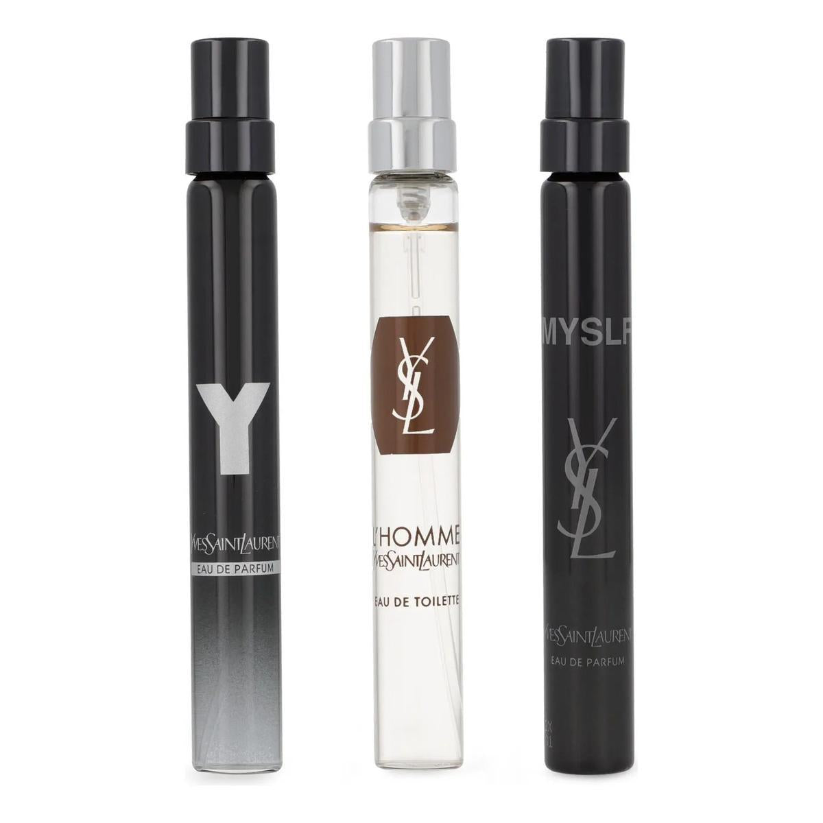 Yves Saint Laurent Set Mini Ysl 3Pzs Y 10Ml Edp Spray/ L'Homme 10Ml Edt Spray/ Myslf 10Ml Edp Spray - Hombre