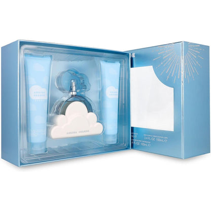 Set Ariana Grande Cloud 3Pzs 100Ml Edp Spray/ Shower Gel 100Ml/ Body Souffle 100Ml - Mujer
