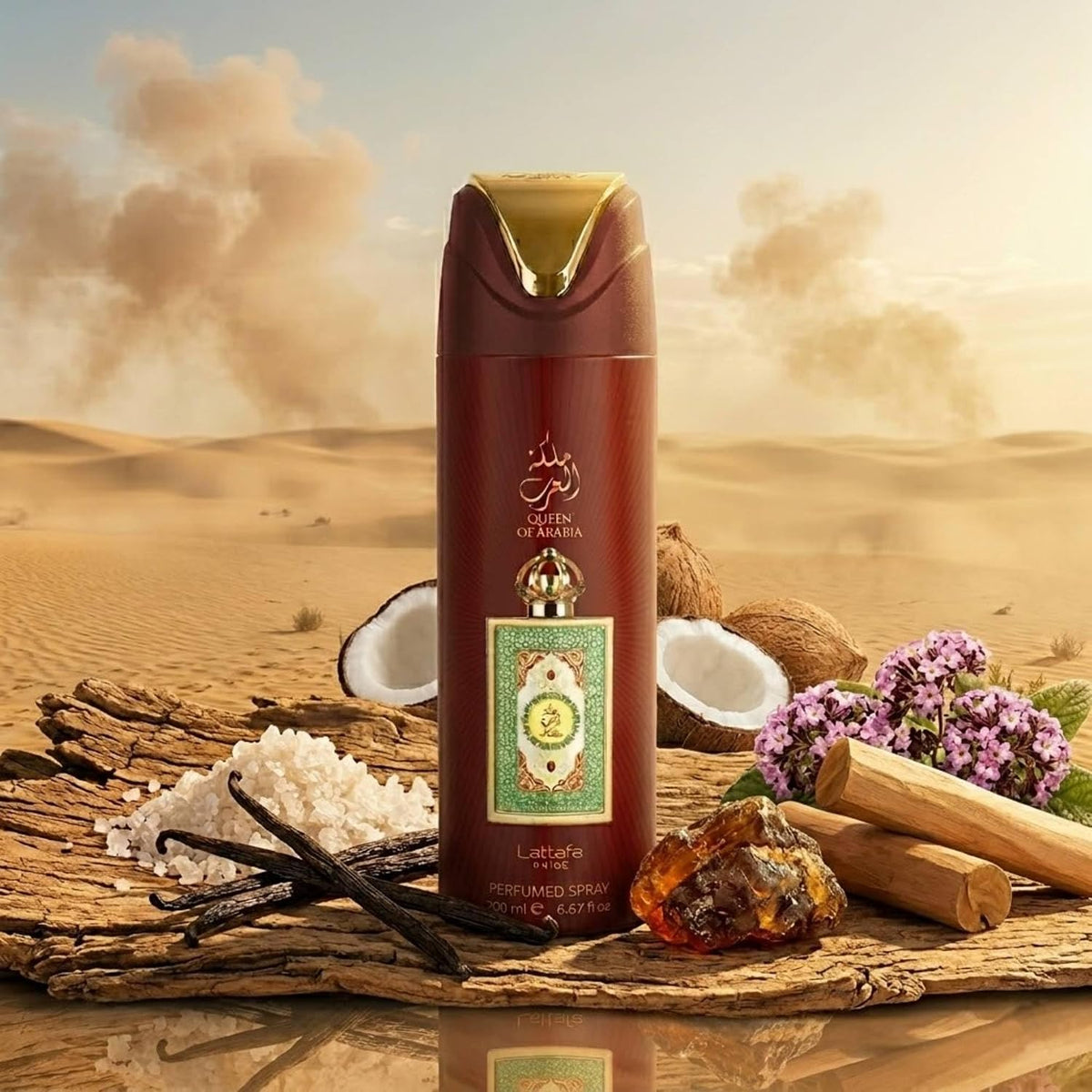 Lattafa Queen Of Arabia 200Ml Body Spray - Mujer