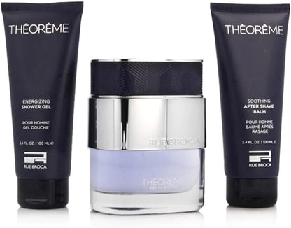 Set Rue Broca Theoreme Homme 3Pzs 90Ml Edp Spray/ Shower Gel 100Ml/ After Shave 100Ml - Hombre
