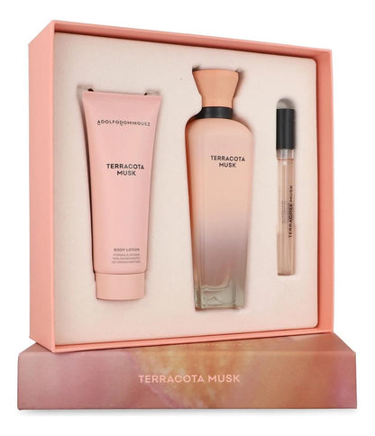 Set Adolfo Dominguez Terracota Musk 3Pz - Mujer