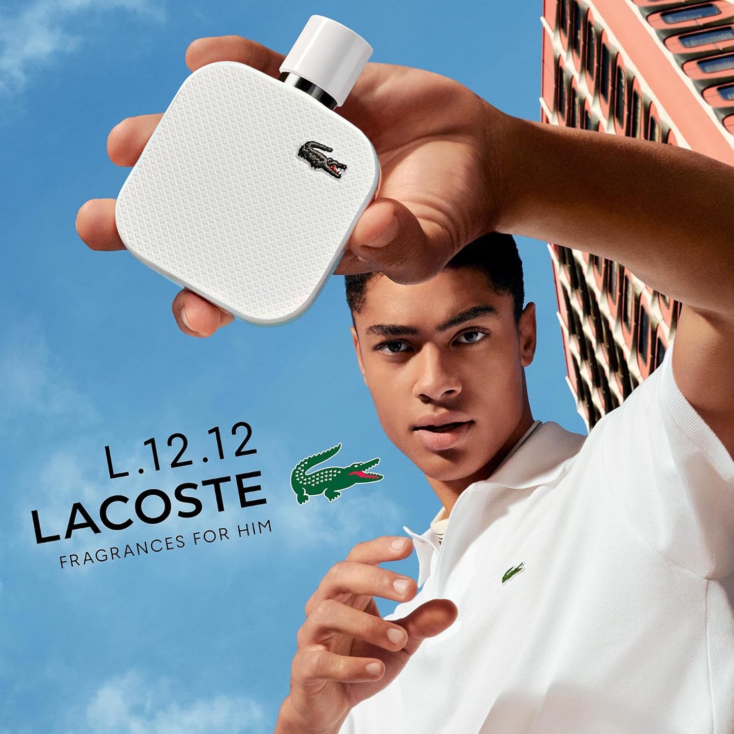 Eau De Lacoste L.12.12 Blanc Pure Lacoste 175 ml Edt Spray - Hombre