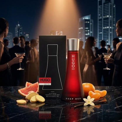 Deep Red Dama Hugo Boss 90 ml Edp Spray - Mujer