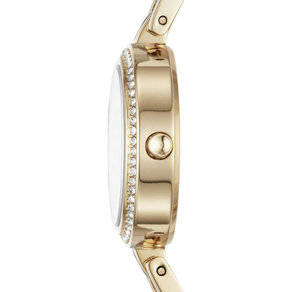 DKNY Reloj Ny2825 para Mujer con Diseño Elegante y Detalles Brillantes en el Borde del Dial