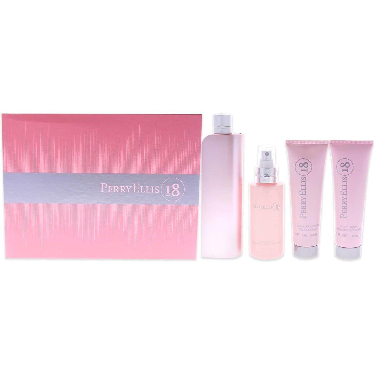 Perry Ellis Set 18 4Pz 100Ml Edp Spray - Mujer