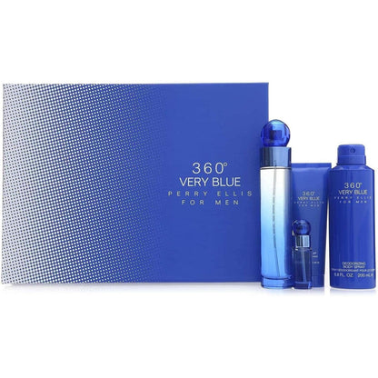 Set 360 Very Blue Perry Ellis 4 Pz - Hombre