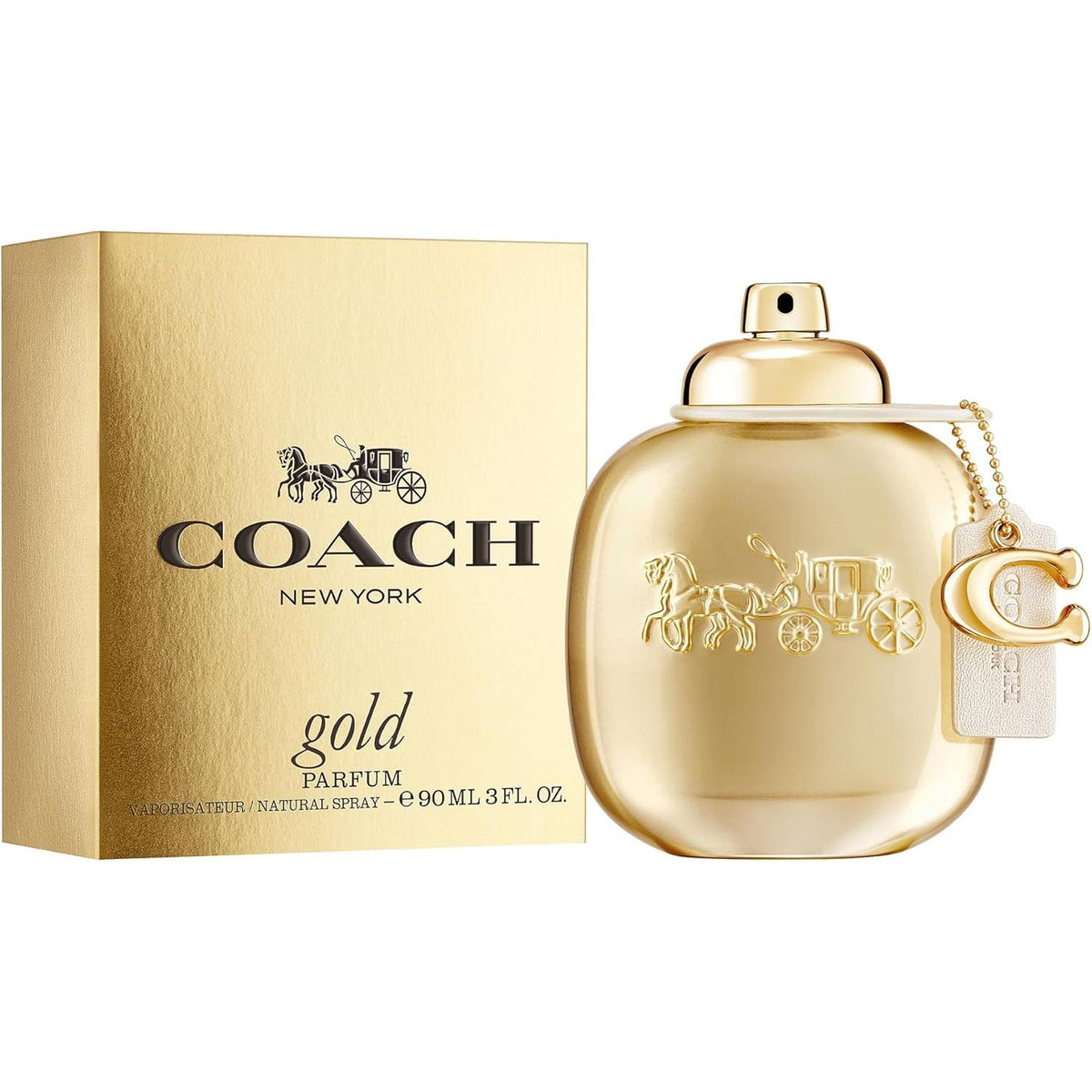 Coach Perfume Gold 90Ml para Mujer - Fragancia Elegante y Duradera - Spray de Alta Calidad