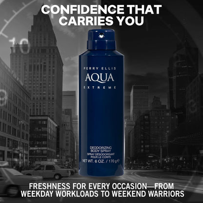 Perry Ellis Aqua Extreme 170G Body Spray - Hombre