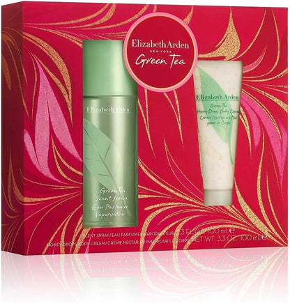 Set Elizabeth Arden Green Tea 2Pzs 100Ml Edp Spray/ Body Cream 100Ml - Mujer