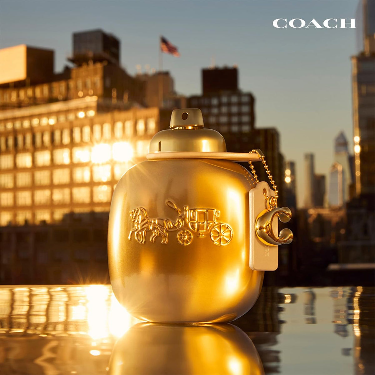 Coach Perfume Gold 90Ml para Mujer - Fragancia Elegante y Duradera - Spray de Alta Calidad