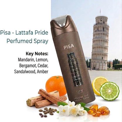Lattafa Lattafa Pisa 200Ml Body Spray - Hombre