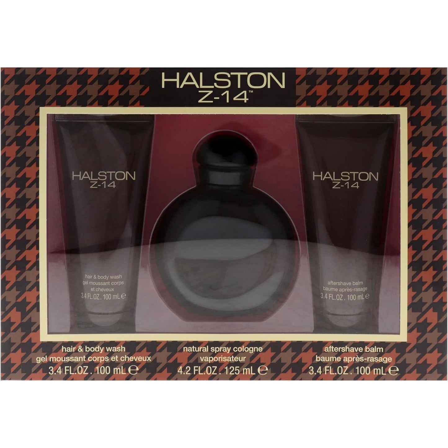 Set Halston Z-14 3Pzs 125Ml Edc Spray/ After Shave 100Ml/ Body Wash 100Ml - Hombre
