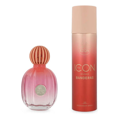 Banderas Set Banderas The Icon Splendid 2Pzs 100Ml Edp Spray/ Desodorante 150Ml Spray - Mujer