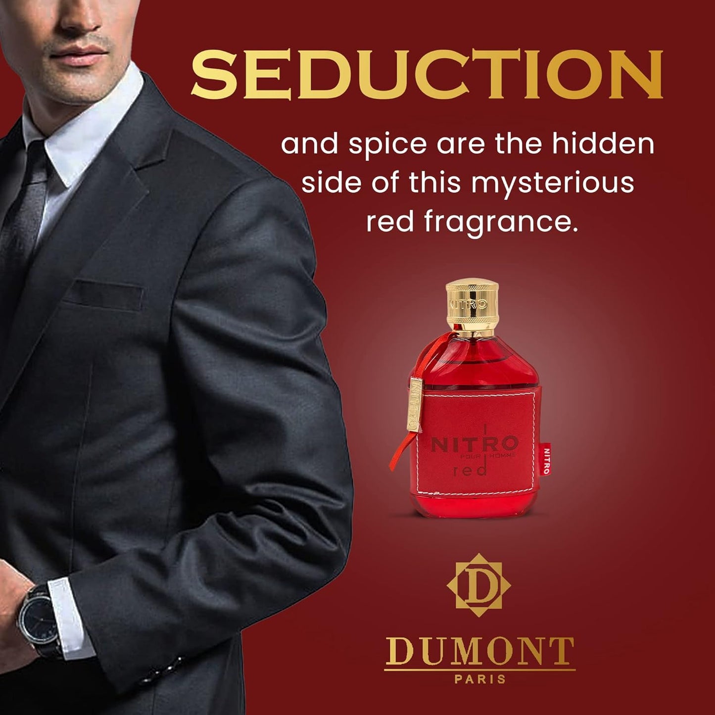 Dumont Nitro Red Pour Homme 100Ml Edp Spray - Hombre