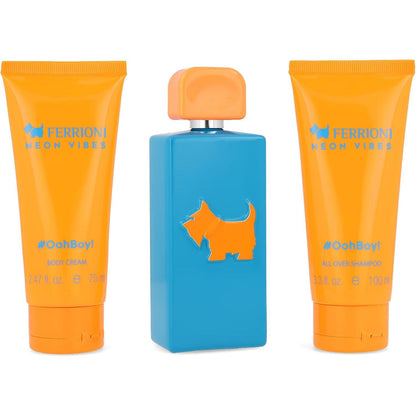 Ferrioni Set Ferrioni Ooh Boy Neon Vibes 3Pz 100Ml Edt Spray - Hombre