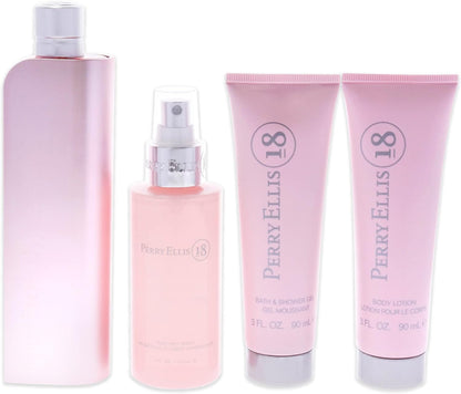 Perry Ellis Set 18 4Pz 100Ml Edp Spray - Mujer