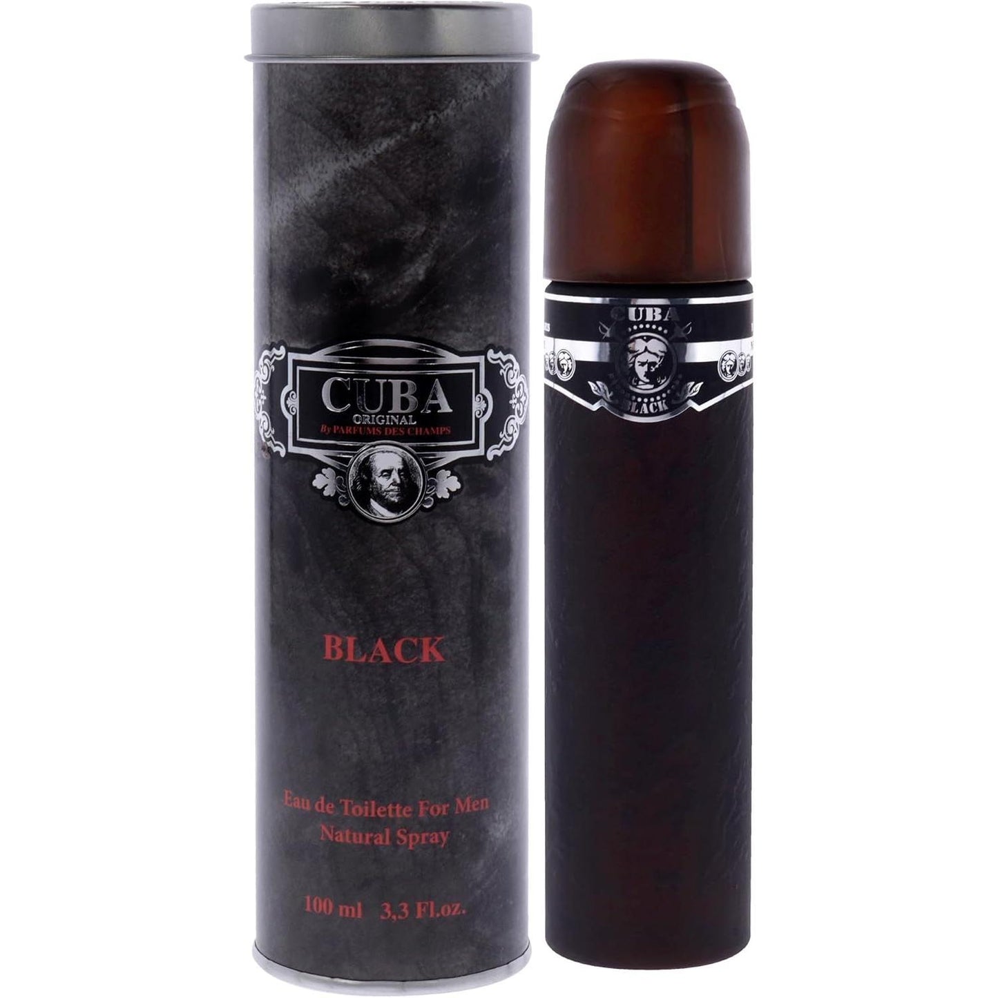 Cuba Black Caballero Des Champs 100 ml Edt Spray - Hombre