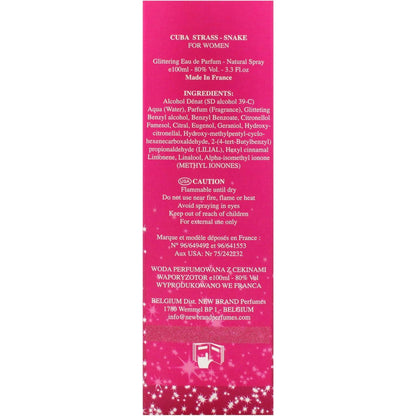 Cuba Strass Snake Des Champs 100 ml Glittering Edp Spray - Mujer