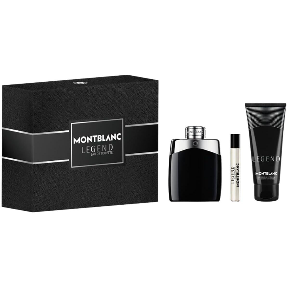 Montblanc Set Montblanc Legend 3Pzs 100Ml Edt Spray/ Desodorante Stick 75G/ 7.5Ml Edt Spray - Hombre