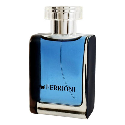 Ferrioni Set Deep Blue 3 Pz para Hombre - 100Ml Edt Spray, Body Shampoo 100Ml y 6Ml Edt Spray - Perfume Masculino