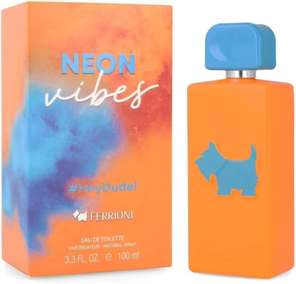 Neon Vibes Hey Dude Caballero Ferrioni 100 ml Edt Spray - Hombre