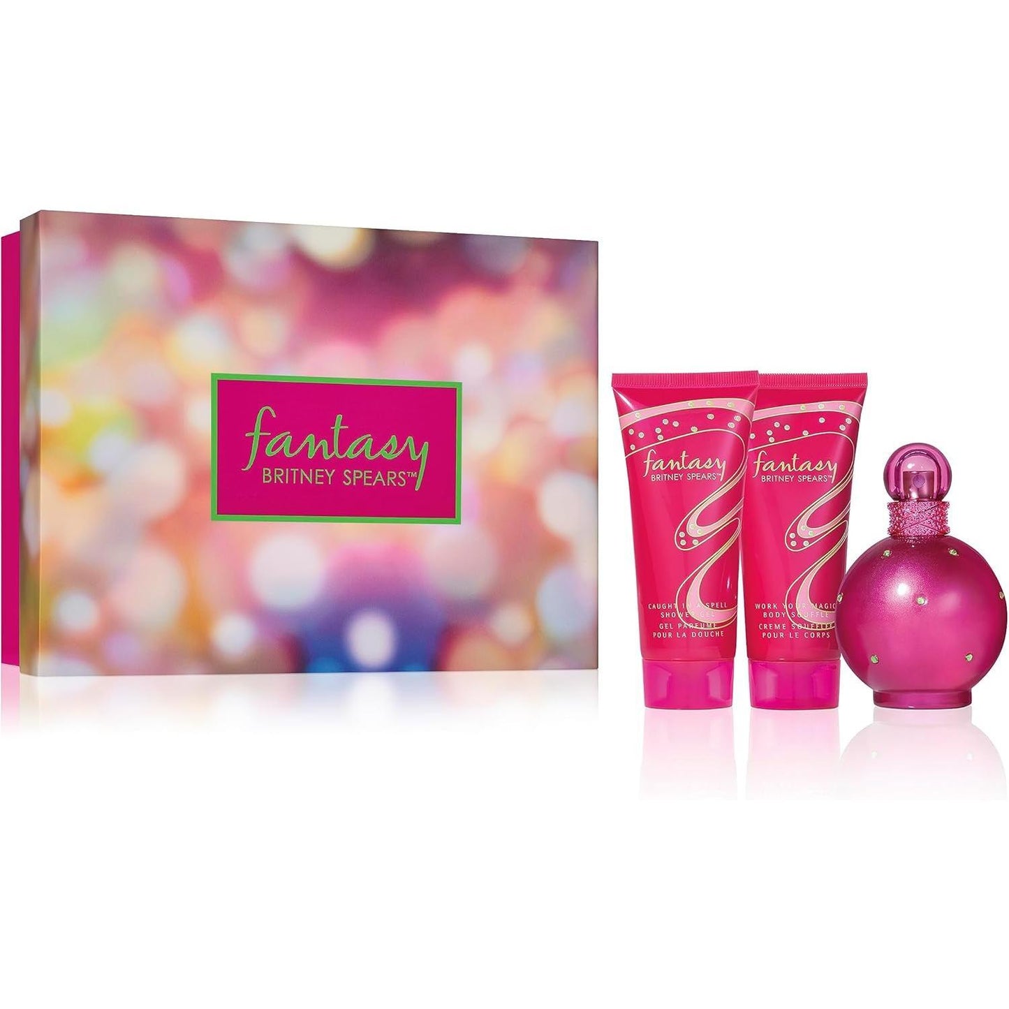 Set Fantasy Britney Spears 3Pz 100Ml Edp Spray - Mujer