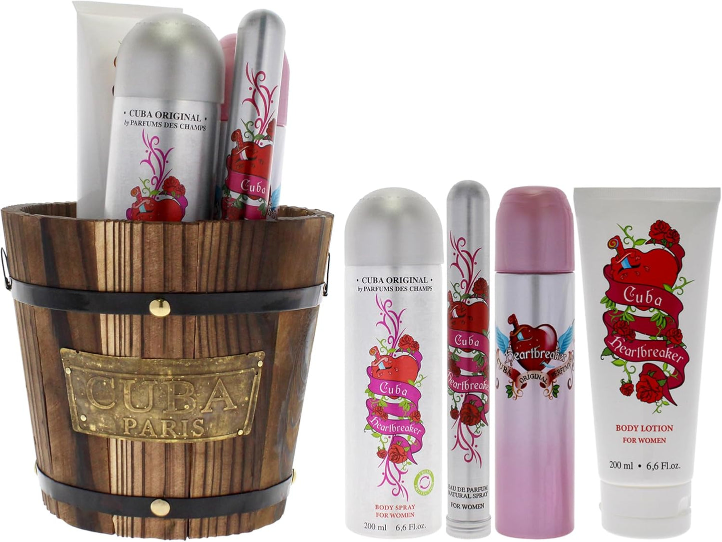 Set Cubeta Cuba Heartbreaker Des Champs 5 pz - Mujer