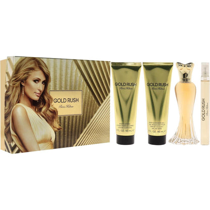 Set Gold Rush Paris Hilton 4 Pz 100Ml Edp Spray - Mujer