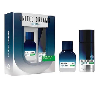 Set Benetton United Dreams Together For Him 2Pz 100Ml Edt - Hombre