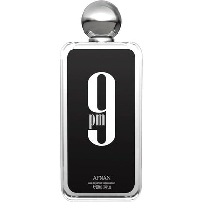 Afnan 9pm Eau de Parfum 100 ml para Hombre - Fragancia Ámbar Vainilla con Notas de Manzana y Canela