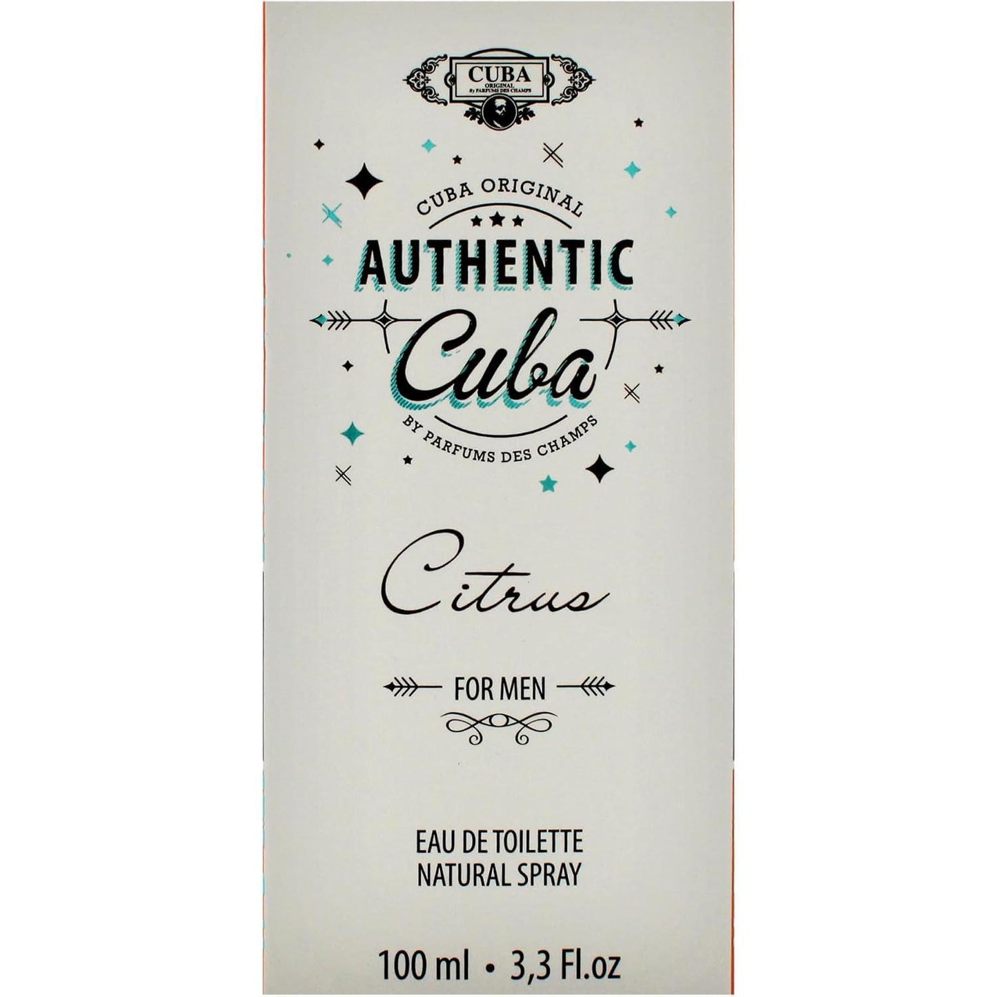 Cuba Authentic Citrus 100Ml Edt Spray - Hombre