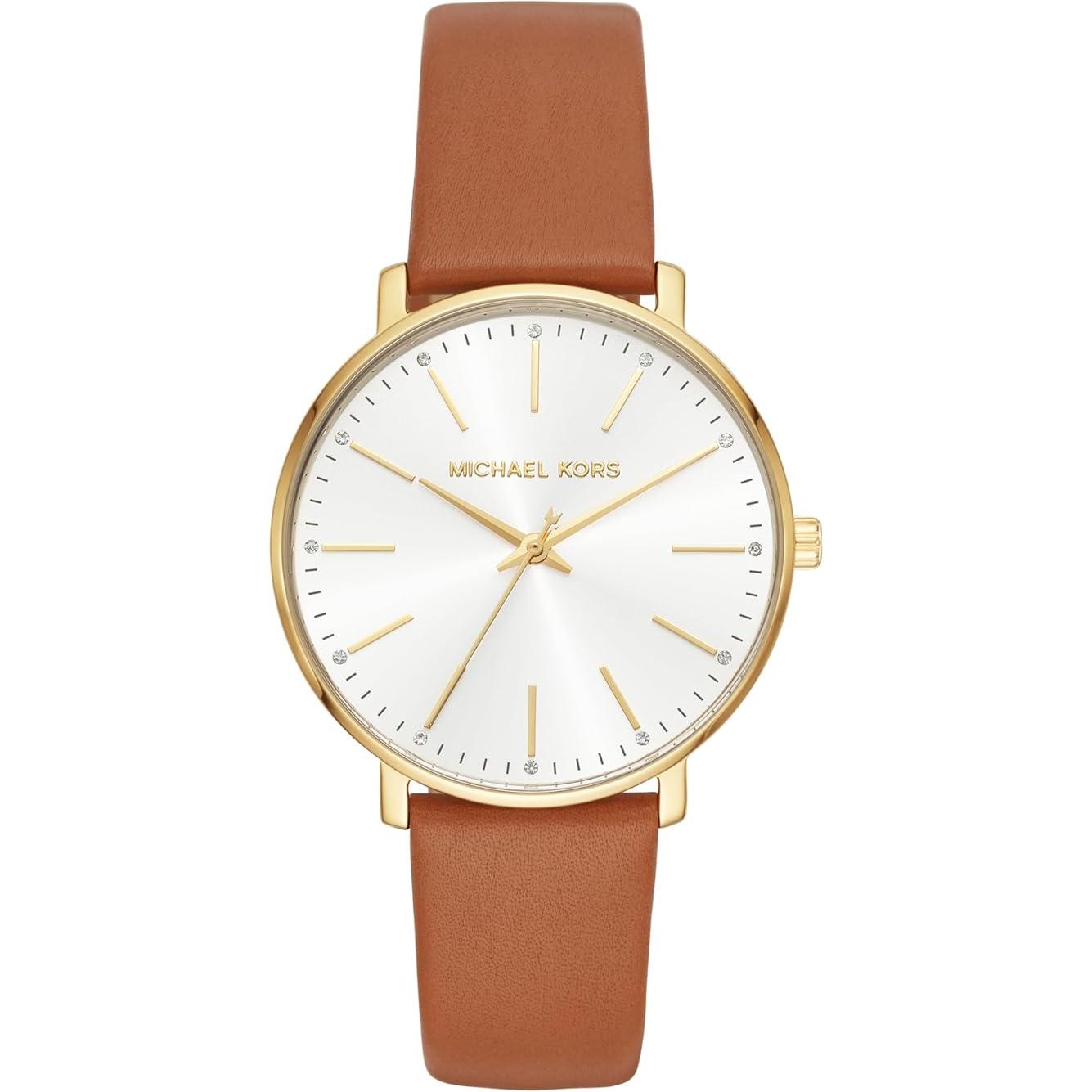 Michael Kors Reloj Cafe MK2740 para Mujer con Correa de Cuero y Diseño Elegante