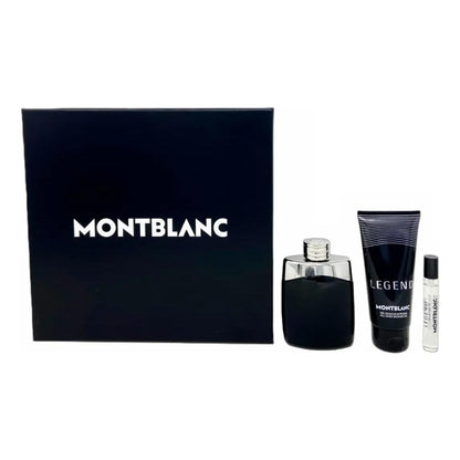 Montblanc Set Montblanc Legend 3Pzs 100Ml Edt Spray/ Desodorante Stick 75G/ 7.5Ml Edt Spray - Hombre