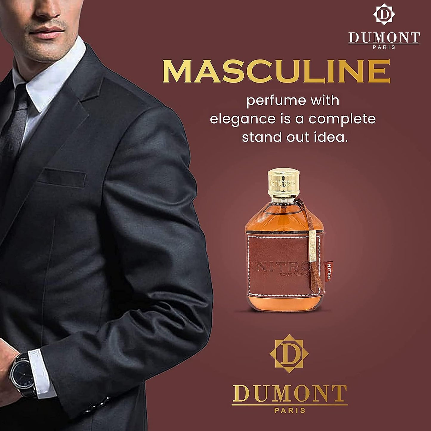 Dumont Nitro Pour Homme 100Ml Edp Spray - Hombre