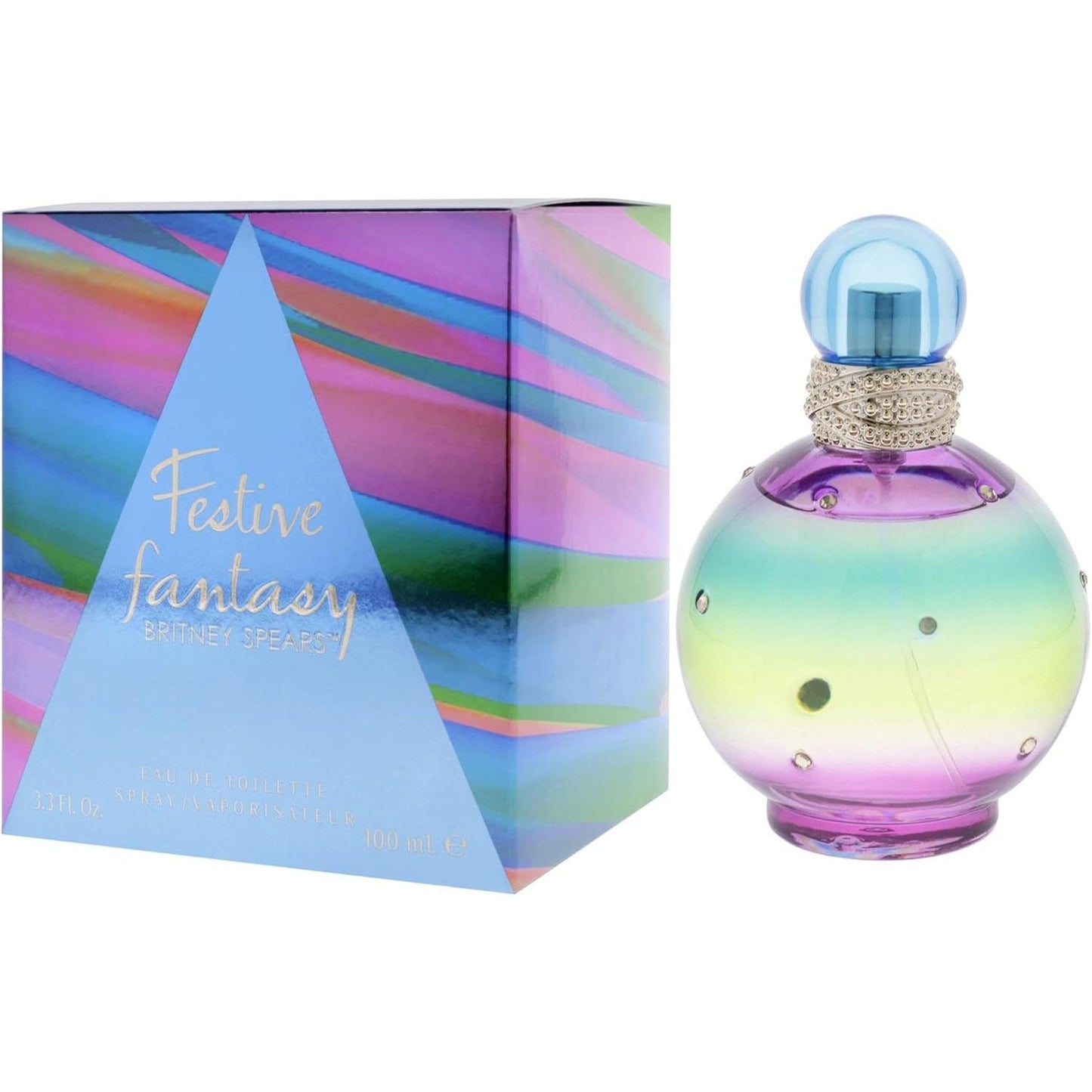 Fantasy Festive Dama Britney Spears 100 ml Edt Spray - Mujer
