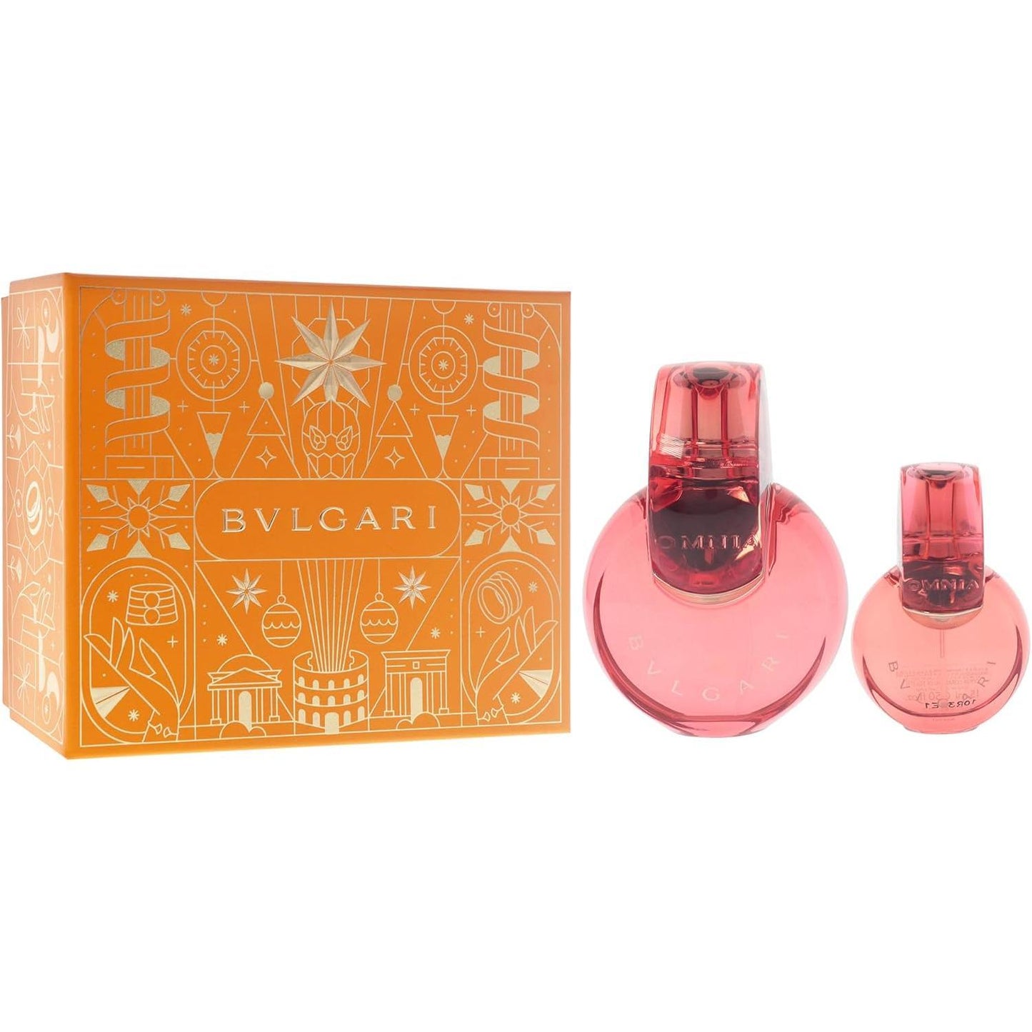Set Bvlgari Omnia Coral 2Pzs 100Ml Edt Spray/ 15Ml Edt Spray - Mujer