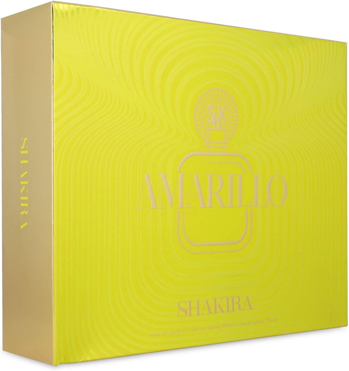 Set Shakira Amarillo 2Pzs 80Ml Edp Spray/ Body Lotion 75Ml - Mujer