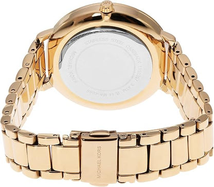 Michael Kors Reloj Mk4666 para Mujer Elegante y Sofisticado con Diseño de Oro y Detalles de Diamantes