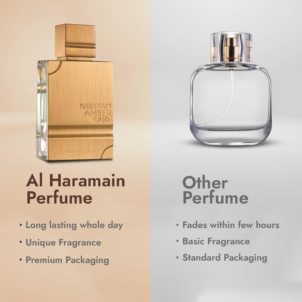 Perfume Amber Oud Gold Al Haramain  60Ml Edp Spray - Unisex