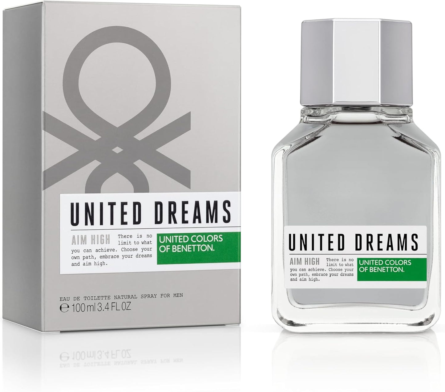 United Dreams Aim High Benetton 100 ml Edt Spray - Hombre
