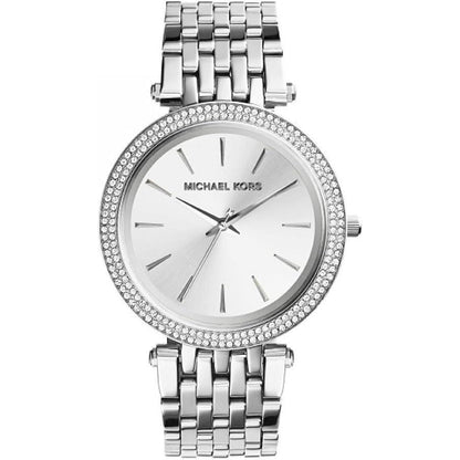 Michael Kors Reloj Mk3190 Para Mujer con Pulsera de Acero Inoxidable y Detalles de Cristales Elegante y Moderno